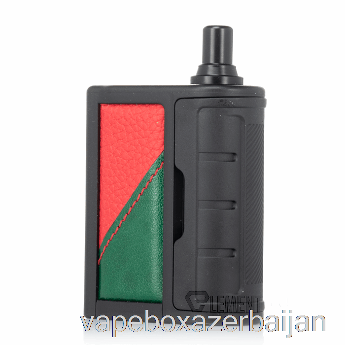 E-Juice Vape Vandy Vape RHINO 50W Pod Mod Kit Red Green Leather